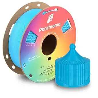 Polymaker Polymaker Panchroma Matte PLA Filament, High Speed Sky Blue PLA 1kg (2.2 lbs), Formerly Polyterra Clog-Free 3D Printer Filament, Accuracy +/-, Fits FDM Printers