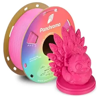 Polymaker Polymaker Panchroma Matte PLA Filament, High Speed Lotus Pink PLA 1kg (2.2 lbs), Formerly Polyterra Clog-Free 3D Printer Filament, Accuracy +/-, Fits FDM Printers