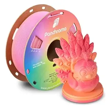 Polymaker Polymaker Panchroma Matte PLA Filament, High Speed Gradient Spring PLA 1kg (2.2 lbs), Formerly Polyterra Clog-Free 3D Printer Filament, Accuracy +/-, Fits FDM Printers