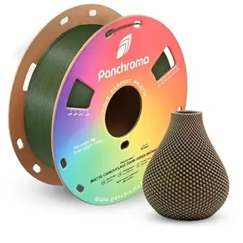 Polymaker Polymaker Panchroma Matte PLA Filament, High Speed Dual Camouflage PLA 1kg (2.2 lbs), Formerly Polyterra Clog-Free 3D Printer Filament, Accuracy +/-, Fits FDM Printers