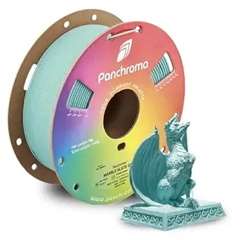 Polymaker Polymaker Panchroma Matte PLA Filament, High Speed Marble Slate Grey PLA 1kg (2.2 lbs), Formerly Polyterra Clog-Free 3D Printer Filament, Accuracy +/-, Fits FDM Printers