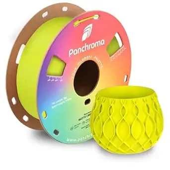 Polymaker Polymaker Panchroma Matte PLA Filament, High Speed Lime Green PLA 1kg (2.2 lbs), Formerly Polyterra Clog-Free 3D Printer Filament, Accuracy +/-, Fits FDM Printers