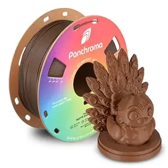 Polymaker Polymaker Panchroma Matte PLA Filament, High Speed Earth Brown PLA 1kg (2.2 lbs), Formerly Polyterra Clog-Free 3D Printer Filament, Accuracy +/-, Fits FDM Printers