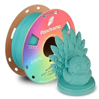 Polymaker Polymaker Panchroma Matte PLA Filament, High Speed Arctic Teal PLA 1kg (2.2 lbs), Formerly Polyterra Clog-Free 3D Printer Filament, Accuracy +/-, Fits FDM Printers