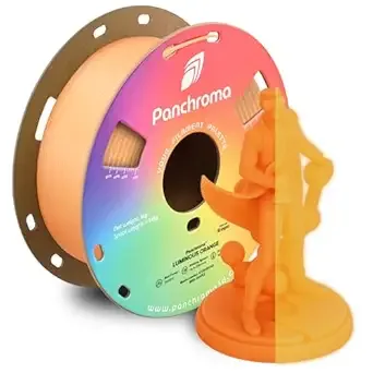 Polymaker Polymaker Panchroma Luminous PLA Filament, Luminous Orange 3D Printing Filament, 3D Printer Filament, Fit Most FDM 3D Printers, 1kg Spool (2.2lbs)