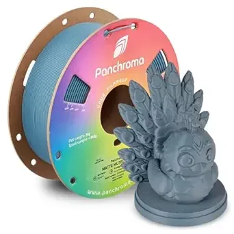 Polymaker Polymaker Panchroma Matte PLA Filament, High Speed Muted Blue PLA 1kg (2.2 lbs), Formerly Polyterra Clog-Free 3D Printer Filament, Accuracy +/-, Fits FDM Printers