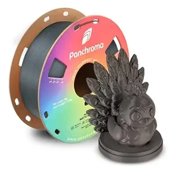 Polymaker Polymaker Panchroma Matte PLA Filament, High Speed Ash Grey PLA 1kg (2.2 lbs), Formerly Polyterra Clog-Free 3D Printer Filament, Accuracy +/-, Fits FDM Printers