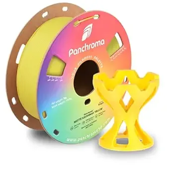 Polymaker Polymaker Panchroma Matte PLA Filament, High Speed Savannah Yellow PLA 1kg (2.2 lbs), Formerly Polyterra Clog-Free 3D Printer Filament, Accuracy +/-, Fits FDM Printers