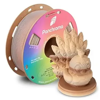 Polymaker Polymaker Panchroma Matte PLA Filament, High Speed Gradient Cappuccino PLA 1kg (2.2 lbs), Formerly Polyterra Clog-Free 3D Printer Filament, Accuracy +/-, Fits FDM Printers
