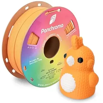 Polymaker Polymaker Panchroma Satin PLA Filament, Satin Orange 3D Printing Filament, 3D Printer PLA Filament, Fit Most FDM 3D Printers, 1kg Spool (2.2lbs)