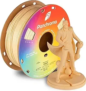 Polymaker Polymaker Panchroma CoPE 3D Printer Filament, Cream 3D Printing Filament 1kg, Prints Better Than PLA, Enables High Speed Printing, Compatible with Most 3D Printer, Cream
