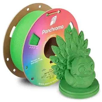 Polymaker Polymaker Panchroma Matte PLA Filament, High Speed Forest Green PLA 1kg (2.2 lbs), Formerly Polyterra Clog-Free 3D Printer Filament, Accuracy +/-, Fits FDM Printers