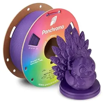 Polymaker Polymaker Panchroma Matte PLA Filament, High Speed Electric Indigo PLA 1kg (2.2 lbs), Formerly Polyterra Clog-Free 3D Printer Filament, Accuracy +/-, Fits FDM Printers