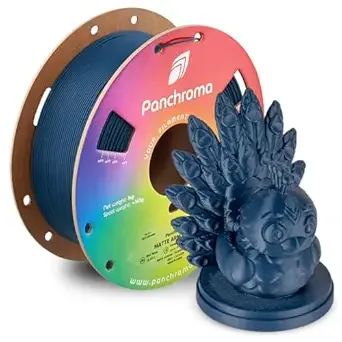 Polymaker Polymaker Panchroma Matte PLA Filament, High Speed Army Blue PLA 1kg (2.2 lbs), Formerly Polyterra Clog-Free 3D Printer Filament, Accuracy +/-, Fits FDM Printers
