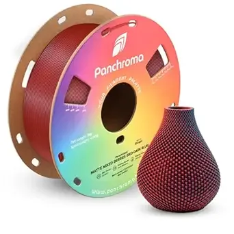 Polymaker Polymaker Panchroma Matte PLA Filament, High Speed Dual Mixed Berries PLA 1kg (2.2 lbs), Formerly Polyterra Clog-Free 3D Printer Filament, Accuracy +/-, Fits FDM Printers
