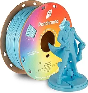 Polymaker Polymaker Panchroma CoPE 3D Printer Filament, Aqua Blue 3D Printing Filament 1kg, Prints Better Than PLA, Enables High Speed Printing, Compatible with Most 3D Printer, Aqua Blue