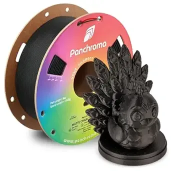 Polymaker Polymaker Panchroma Matte PLA Filament, High Speed Charcoal Black PLA 1kg (2.2 lbs), Formerly Polyterra Clog-Free 3D Printer Filament, Accuracy +/-, Fits FDM Printers