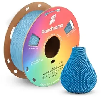 Polymaker Polymaker Panchroma Matte PLA Filament, High Speed Dual Glacier Blue PLA 1kg (2.2 lbs), Formerly Polyterra Clog-Free 3D Printer Filament, Accuracy +/-, Fits FDM Printers