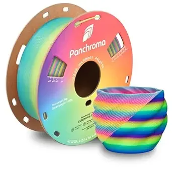 Polymaker Polymaker Panchroma PLA Filament, Gradient Luminous Rainbow 3D Printing Filament, 3D Printer PLA Filament, Fit Most FDM 3D Printers, 1kg Spool (2.2lbs)