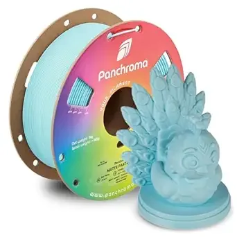 Polymaker Polymaker Panchroma Matte PLA Filament, High Speed Pastel Ice PLA 1kg (2.2 lbs), Formerly Polyterra Clog-Free 3D Printer Filament, Accuracy +/-, Fits FDM Printers