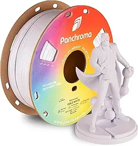 Polymaker Polymaker Panchroma CoPE 3D Printer Filament, Cold White 3D Printing Filament 1kg, Prints Better Than PLA, Enables High Speed Printing, Compatible with Most 3D Printer, Cold White