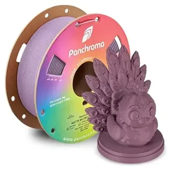 Polymaker Polymaker Panchroma Matte PLA Filament, High Speed Muted Purple PLA 1kg (2.2 lbs), Formerly Polyterra Clog-Free 3D Printer Filament, Accuracy +/-, Fits FDM Printers