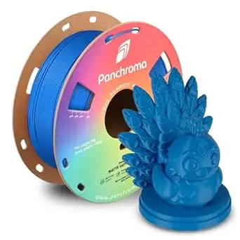 Polymaker Polymaker Panchroma Matte PLA Filament, High Speed Sapphire Blue PLA 1kg (2.2 lbs), Formerly Polyterra Clog-Free 3D Printer Filament, Accuracy +/-, Fits FDM Printers