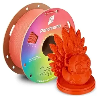 Polymaker Polymaker Panchroma Matte PLA Filament, High Speed Muted Red PLA 1kg (2.2 lbs), Formerly Polyterra Clog-Free 3D Printer Filament, Accuracy +/-, Fits FDM Printers