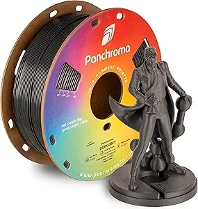 Polymaker Polymaker Panchroma CoPE 3D Printer Filament, Dark Grey 3D Printing Filament 1kg, Prints Better Than PLA, Enables High Speed Printing, Compatible with Most 3D Printer, Dark Grey