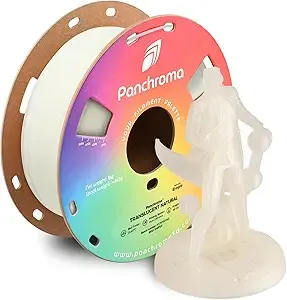 Polymaker Polymaker Panchroma Translucent PLA Filament, Translucent Natural 3D Printing Filament, 3D Printer PLA Filament, Fit Most FDM 3D Printers, 1kg Spool (2.2lbs)