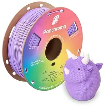 Polymaker Polymaker Panchroma Satin PLA Filament, Satin Purple 3D Printing Filament, 3D Printer PLA Filament, Fit Most FDM 3D Printers, 1kg Spool (2.2lbs)