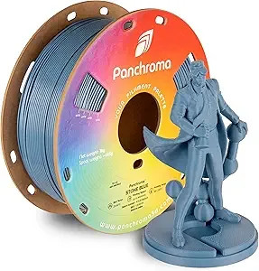 Polymaker Polymaker Panchroma CoPE 3D Printer Filament, Stone Blue 3D Printing Filament 1kg, Prints Better Than PLA, Enables High Speed Printing, Compatible with Most 3D Printer, Stone Blue