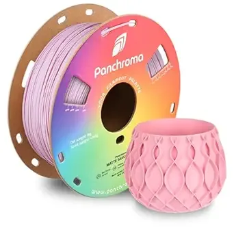 Polymaker Polymaker Panchroma Matte PLA Filament, High Speed Sakura Pink PLA 1kg (2.2 lbs), Formerly Polyterra Clog-Free 3D Printer Filament, Accuracy +/-, Fits FDM Printers