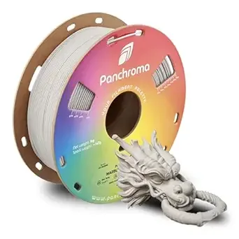 Polymaker Polymaker Panchroma Matte PLA Filament, High Speed Marble Limestone PLA 1kg (2.2 lbs), Formerly Polyterra Clog-Free 3D Printer Filament, Accuracy +/-, Fits FDM Printers