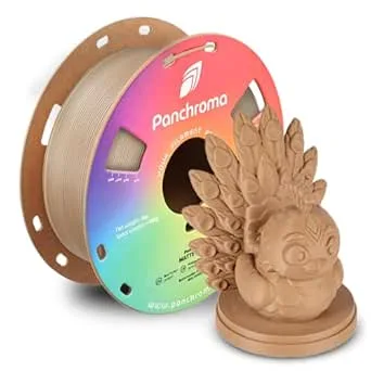 Polymaker Polymaker Panchroma Matte PLA Filament, High Speed Dual Gradient Matte Wood PLA 1kg (2.2 lbs), Formerly Polyterra Clog-Free 3D Printer Filament, Accuracy +/-, Fits FDM Printers