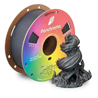 Polymaker Polymaker Panchroma Blue Color Changing PLA, 1KG, Glitter Starlight Twilight 3D Printer Filament, Hides Layer Lines, Easy to Print, Tangle Free, AMS Compatible, Works with Most FDM Printers