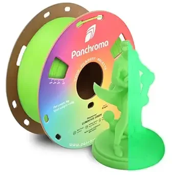 Polymaker Polymaker Panchroma Luminous PLA Filament, Luminous Green 3D Printing Filament, 3D Printer Filament, Fit Most FDM 3D Printers, 1kg Spool (2.2lbs)