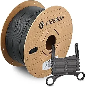 Polymaker Polymaker Fiberon PET-CF17 3D Printing Filament Black 3kg, Excellent Stable Stiffness - Fiberon Carbon Fiber Reinforced PET 3D Printer Filament, Ideal for Jigs and Fixtures