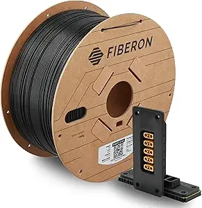 Polymaker Polymaker Fiberon PA612-ESD 3D Printer Filament 3kg, ESD-Safe Carbon Fiber Nylon, Heat Resistant to 150°C, Chemical Resistant, Industrial Grade Strength, PCB Fixtures, Electronics Housings