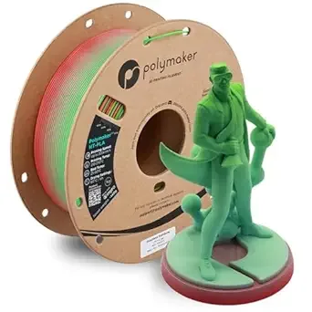 Polymaker Polymaker HT-PLA Filament Gradient Rainbow, High Temp PLA for 3D Printing, Heat Stable Up to 150°C, Easy to Print, Works with Most FDM Printers, 1kg Spool