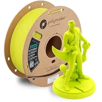 Polymaker Polymaker HT-PLA-GF Filament Power Tool Green, High Temp PLA for 3D Printing, Heat Resistant to 150°C, Easy to Print, Easy to Anneal, Works with Most FDM Printers, 1kg Spool