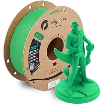 Polymaker Polymaker HT-PLA Filament Green, High Temp PLA for 3D Printing, Heat Stable Up to 150C, Easy to Print, Works with Most FDM Printers, 1kg Spool