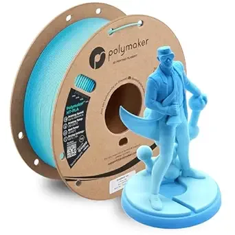 Polymaker Polymaker HT-PLA Filament Gradient Ice, High Temp PLA for 3D Printing, Heat Stable Up to 150°C, Easy to Print, Works with Most FDM Printers, 1kg Spool