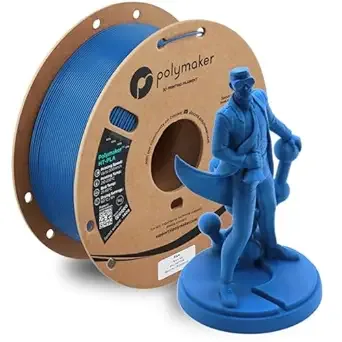 Polymaker Polymaker HT-PLA Filament Blue, High Temp PLA for 3D Printing, Heat Stable Up to 150°C, Easy to Print, Works with Most FDM Printers, 1kg Spool