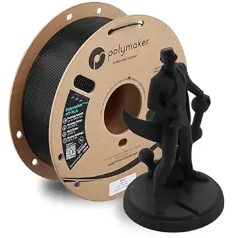 Polymaker Polymaker HT-PLA Filament Black, High Temp PLA for 3D Printing, Heat Stable Up to 150°C, Easy to Print, Works with Most FDM Printers, 1kg Spool