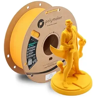 Polymaker Polymaker HT-PLA Filament Yellow, High Temp PLA for 3D Printing, Heat Stable Up to 150°C, Easy to Print, Works with Most FDM Printers, 1kg Spool