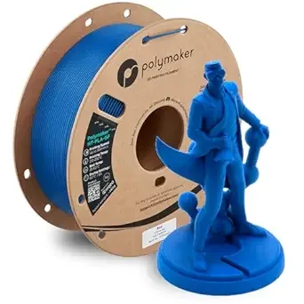 Polymaker Polymaker HT-PLA-GF Filament Blue, High Temp PLA for 3D Printing, Heat Resistant to 150°C, Easy to Print, Easy to Anneal, Works with Most FDM Printers, 1kg Spool