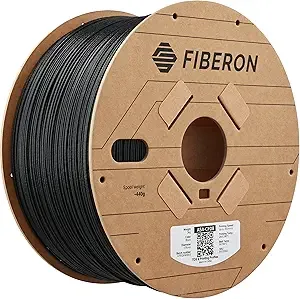Polymaker Polymaker Fiberon ASA-CF08 Black Carbon Fiber 3D Printing Filament 3KG, UV & Weather Resistant, High Rigidity, Heat Resistant, Easy to Print, Functional Parts & Prototypes, 6 Vibrant Colors