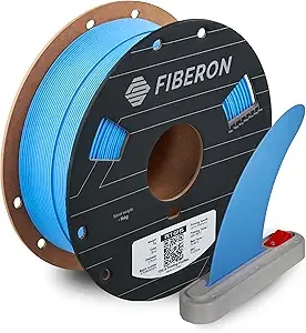 Polymaker Polymaker Fiberon Blue PET-GF15 3D Printer Filament 1KG, 15% Glass Fiber Reinforced, High Strength & Heat Resistance, Ideal for Automotive, Industrial & Functional Parts, AMS Compatible