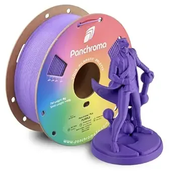 Polymaker Polymaker Panchroma PLA Purple 3D Printer Filament, 1kg Spool, Easy to Print, High Speed Printing, Tangle Free, AMS Compatible, Perfect for Toys, Decor, Miniatures, Models & Cosplay